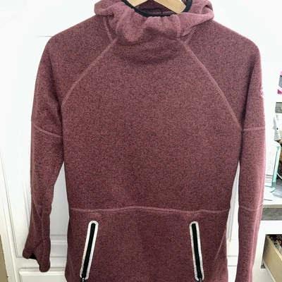 686 热评级保暖连帽衫男式小号栗色二手! — 第 1/4 张图片