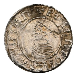 Inglaterra 1009-1017 Aethelred II centavo de plata NGC MS 62 Leofwine en Lincoln - Imagen 1 de 4