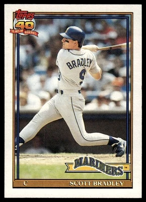 1991 Topps #38 Scott Bradley - Image 1 of 2
