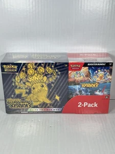 Pokemon Surging Sparks ETB & Booster Bundle Costco 2-pack SEALED NEW - Picture 1 of 2