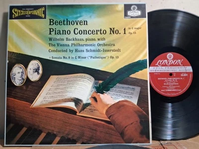 LONDON CS 6099 FFSS BB BEETHOVEN PIANO CTO #1 BACKHAUS 1959 VG++ TO NM - Image 1 of 2