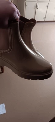 Steve Madden Sahara Mujer’s Bota de Lluvia Chelsea al Tobillo Talla 10 W Foto 1 de 4