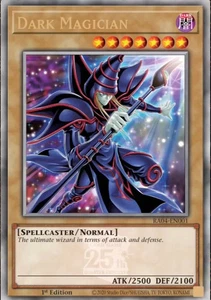 Dark Magician Yu-Gi-Oh! RA04-EN001 1st Quarter Century Secret Rare - Picture 1 of 1