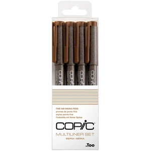 Too Copic Multiliner Set Sepia 4 Stück in verschiedenen Strichstärken - Bild 1 von 5