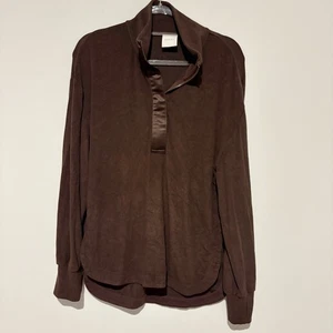 Varley Roeder Half-Zip Midlayer pullover brown size small - Picture 1 of 7