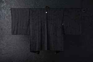 Vintage Japanese Kimono Silk Antique HAORI Jacket Robe Dress Dyed/KIP69/630 - Picture 1 of 14