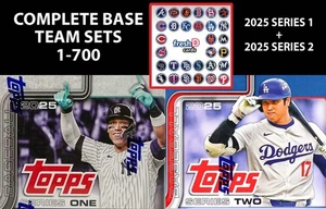 2025 Topps Serie 1 + Serie 2 Equipo de Béisbol Conjunto 18 Tarjetas Chicago White Sox Broo - Imagen 1 de 3