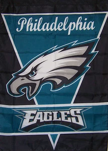 NEU 28""x40"" PHILADELPHIA EAGLES FLAGGE ECHT BESSERE QUALITÄT NFL LIZENZIERT - Bild 1 von 3
