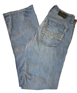 BKE Buckle Jeans Herren 32XL Derek Straight bestickt distressed 32x34 - Bild 1 von 11