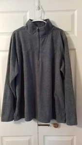Alpine Design Mens Fleece 1/4 Zip Pullover Sweater Size 3XL Gray - Picture 1 of 6