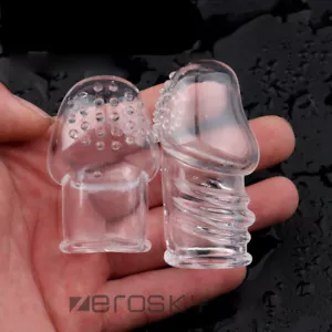 Silicone Penis Sleeve Enlarger Cock Condom Enhancer Sex Toys for Men Adult - Picture 1 of 15