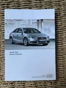 AUDI A4 OWNERS HANDBOOK MANUAL 08-12 - Picture 1 of 3