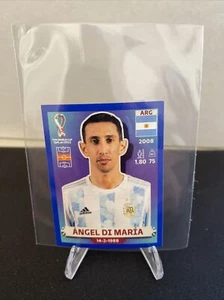 Panini FIFA World Cup Qatar 2022 Blue Angel di Maria Sticker Argentina 11 1:2. - Picture 1 of 2