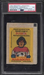 1984 Industria Argentina Maradona Soccer Jugar al Futbol Sealed Pack PSA 7 - Picture 1 of 2