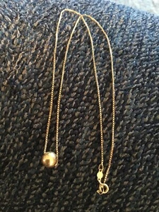 14k Yellow Gold 17.5” Chain Necklace 2.5 Grams - Picture 1 of 2