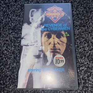 Doctor Who VHS Video Cassette Revenge of the Cybermen Tom Baker - Imagen 1 de 3