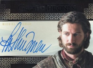 Game of Thrones Valyrain Steel Autograph Card - Michiel Huisman as Daario