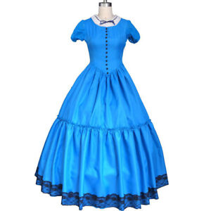 Deluxe Tim Burton Alice In Wonderland Cosplay Fancy Dress Party Prom Ball Gown