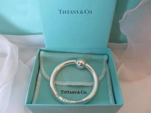 Tiffany & Co. Baby Rattle 1837 Ring Style Designer Signed - Picture 1 of 9