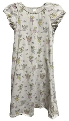 Vestido Mini Boden Niñas Blanco Pastel Floral Hada 100% Algodón Pull-Over SS Talla 7-8 Foto 1 de 4