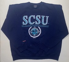Vintage St Cloud State SCSU Huskies Graphic Sweater Sweatshirt XXL 2XL 90s USA