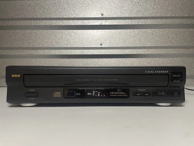 RCA 5 Disc Changer CD music Player model RP-8055A No remote - Image 1 of 4