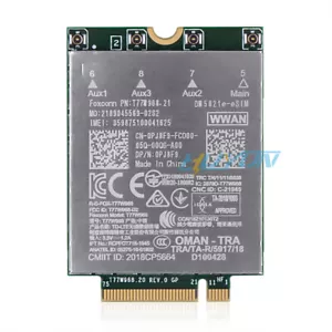 0PJ8F9 Dell Latitude 5420 5424 7424 Snapdragon X20 4G LTE Wireless Card DW5821e - Picture 1 of 5