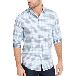 Club Room Men's Regular-Fit Quick-Dry Performance Light Blue M B4HP - Picture 1 of 4