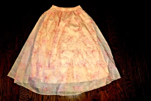 ❤️ S ❤️ MS MAGGIE SWEET ❤️ SALMON 35" SKIRT MAXI FULL Length Stretch BAND - Picture 1 of 5