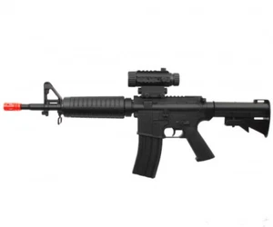 WELL M4A1 Carbine Replica AEG Electric Airsoft Rifle Gun Gravity Fed D92 - Picture 1 of 3