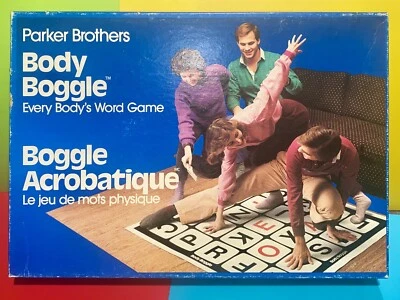 Body Boggle - Parker Brothers 1984 - English/French Edition - Vintage Word Game - Image 1 of 4