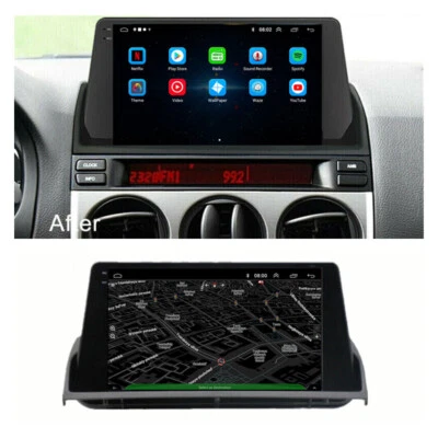 9" For 2002-2008 Mazda 6 Android 12 Radio Stereo GPS Navigation Mirror Link 16GB - Image 1 of 4