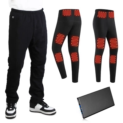 Брюки мужские женские электрические с подогревом USB зимние теплые брюки с аккумулятором - Изображение 1 из 4