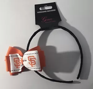 San Francisco Giants MLB Baseball Horse Shoe Headband Officially Licensed - Picture 1 of 3