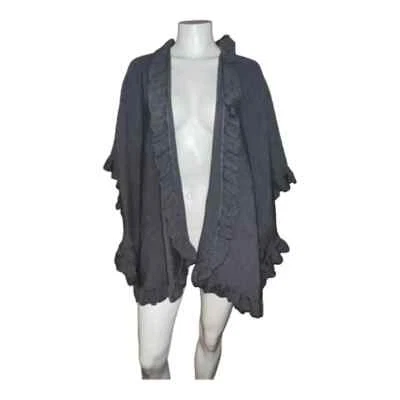 Lane d Olimpia Mujer S Gris Festoneado Tejido Envoltura Talla Única Nuevo Foto 1 de 4