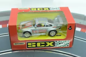 MATCHBOX SCX 1993 83490.20 PORSCHE 911 (1996) CHEREAU SILBER 1/32 SLOT AUTO - Bild 1 von 4
