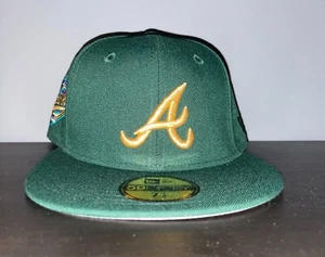 Hat Club Olympic Pack Atlanta Braves Green - Size 7 1/8 - Picture 1 of 4