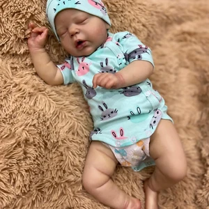 Reborn Baby Puppe Alexis Haut sichtbare Venen 22 Zoll - Bild 1 von 5