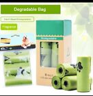 120Biodegradable Dog Poop Bags Pet Poo Waste Bags HighQuality Heavy Duty +Gift!!