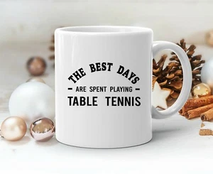 Table Tennis Lover Mug Olympics Game Sport Ping Pong Player Coach Gift - Picture 1 of 1