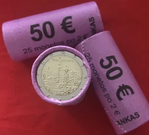 WHOLESALE (1 roll = 25 coins): Lithuania 2 euro 2020 "Hill of Crosses" UNC - Picture 1 of 1