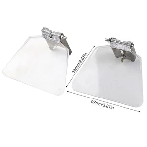 2x Universal Bench Grinder Eye Guards Shield Guard For 125/150/200/250 Grinder - Picture 1 of 15