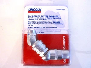 LINCOLN 5848 Hydraulische Fett Verbindungsadapter 360 Grad - Kuppler Neu. - Bild 1 von 1