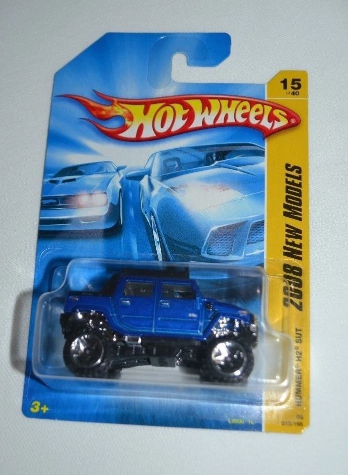 HOT WHEELS 2008 NEW MODELS  - HUMMER H2 SUT BLUE - Image 1 of 1
