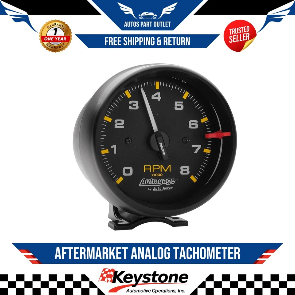 New Aftermarket Analog Tachometer Without Peak Memory and Warning Indicator 2300 - Image 1 of 1