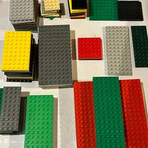 Lego Plates - 6X6, 6X8, 6X10, 6X12, 6X14, 6X16 -  You Pick The Color & Quantity - Picture 1 of 39