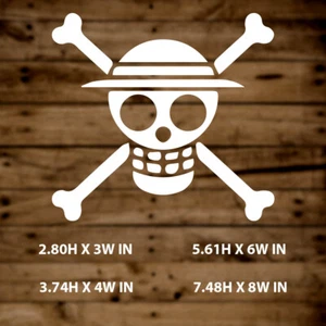 One Piece|Pirate Ship|Anime|Vinyl Sticker |Decal for Window|Laptop|Car|  - Picture 1 of 9