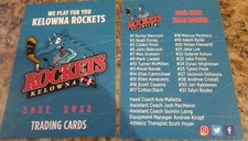 2021-22 KELOWNA ROCKETS WHL SIGNED COMPLETE TEAM SET 