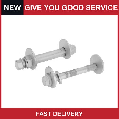 Paquete de 2 pernos de alineación inclinable pernos de alineación delanteros para Toyota Tundra 2007-2019 Foto 1 de 4