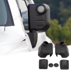 Fit For Toyota FJ Cruiser 2007-2021 Matte Black Rear View Mirror Cover Trim 6PCS - Picture 1 of 6